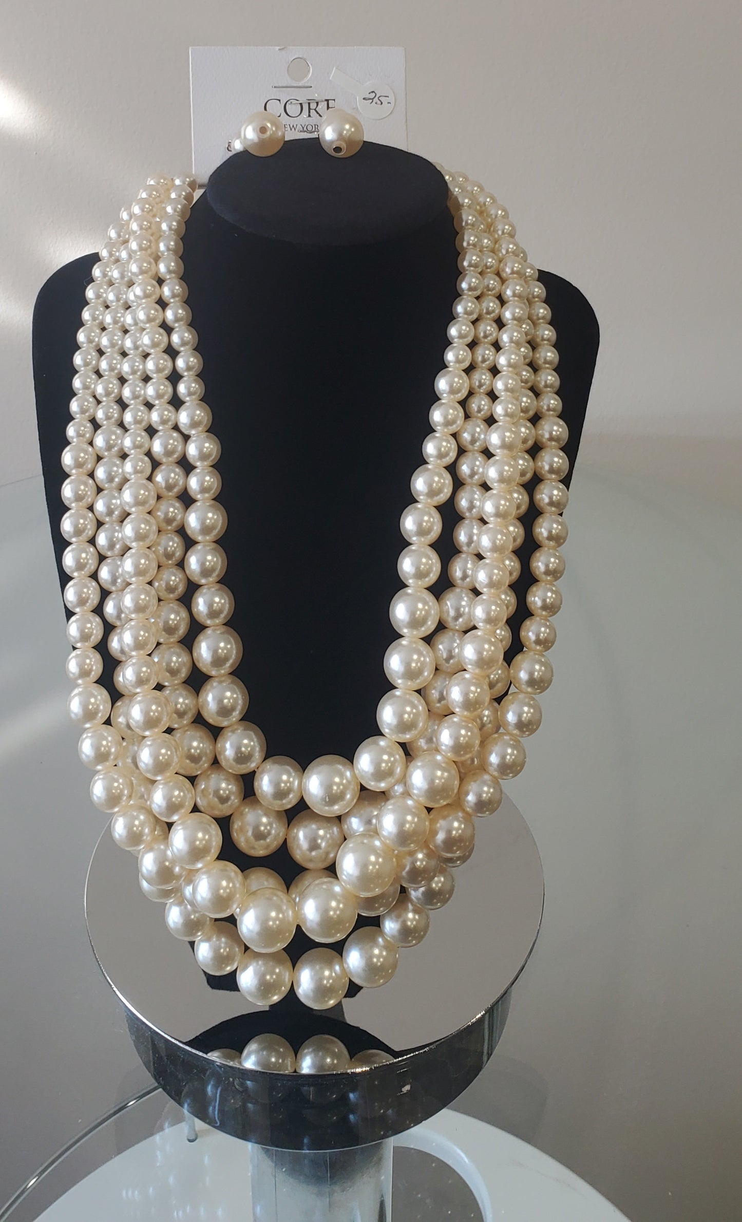 Cream Pearl Jewelry Set